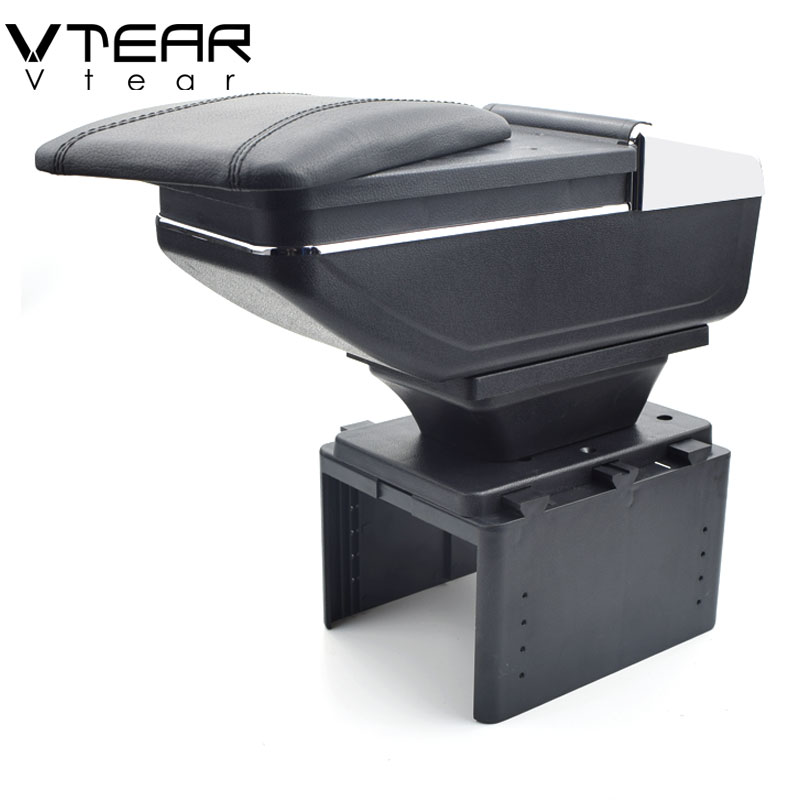 Vtear For chevrolet lacetti car armrest leather arm rest ABS storage box accessories center centre console car-styling auto