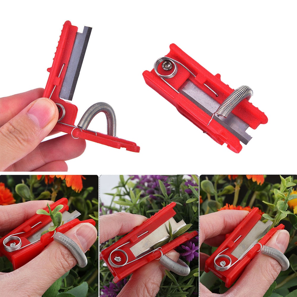 Tragbare Finger Messer Mini Garten Pruner Multifunktionale Daumen Messer Sicher Obst Klinge Werkzeug Schneiden Klinge Ring Finger Schutz