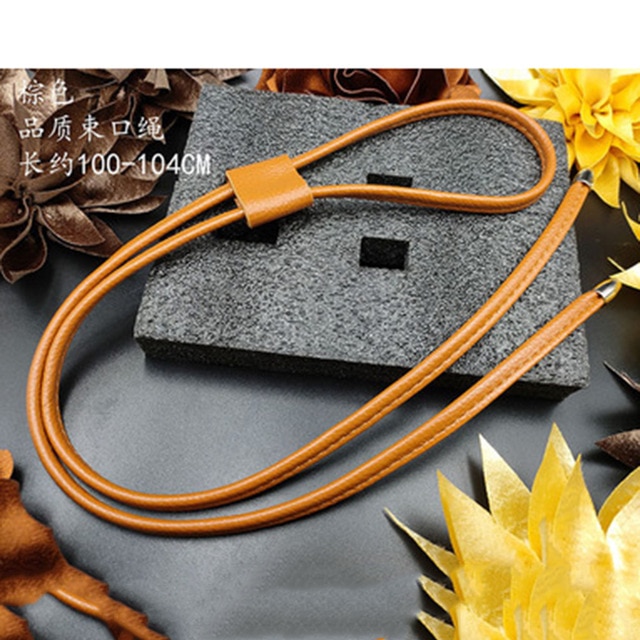 Sangle de sac en cuir Pu détachable pour femmes, bricolage, sac seau de remplacement, sac à dos à cordon, faisceau de poche, accessoires