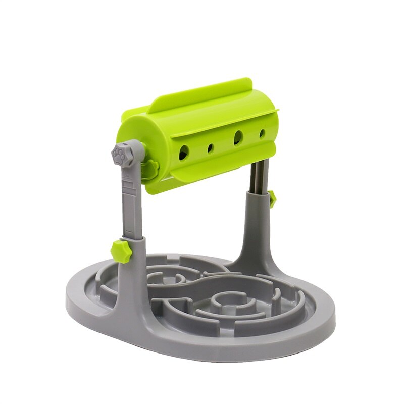 Juguetes Para Perros con tratamiento alimenticio, comedero educativo, juguetes de puzle para perros, juego interactivo de entrenamiento IQ, antiahogo juguete, comedero más lento: green