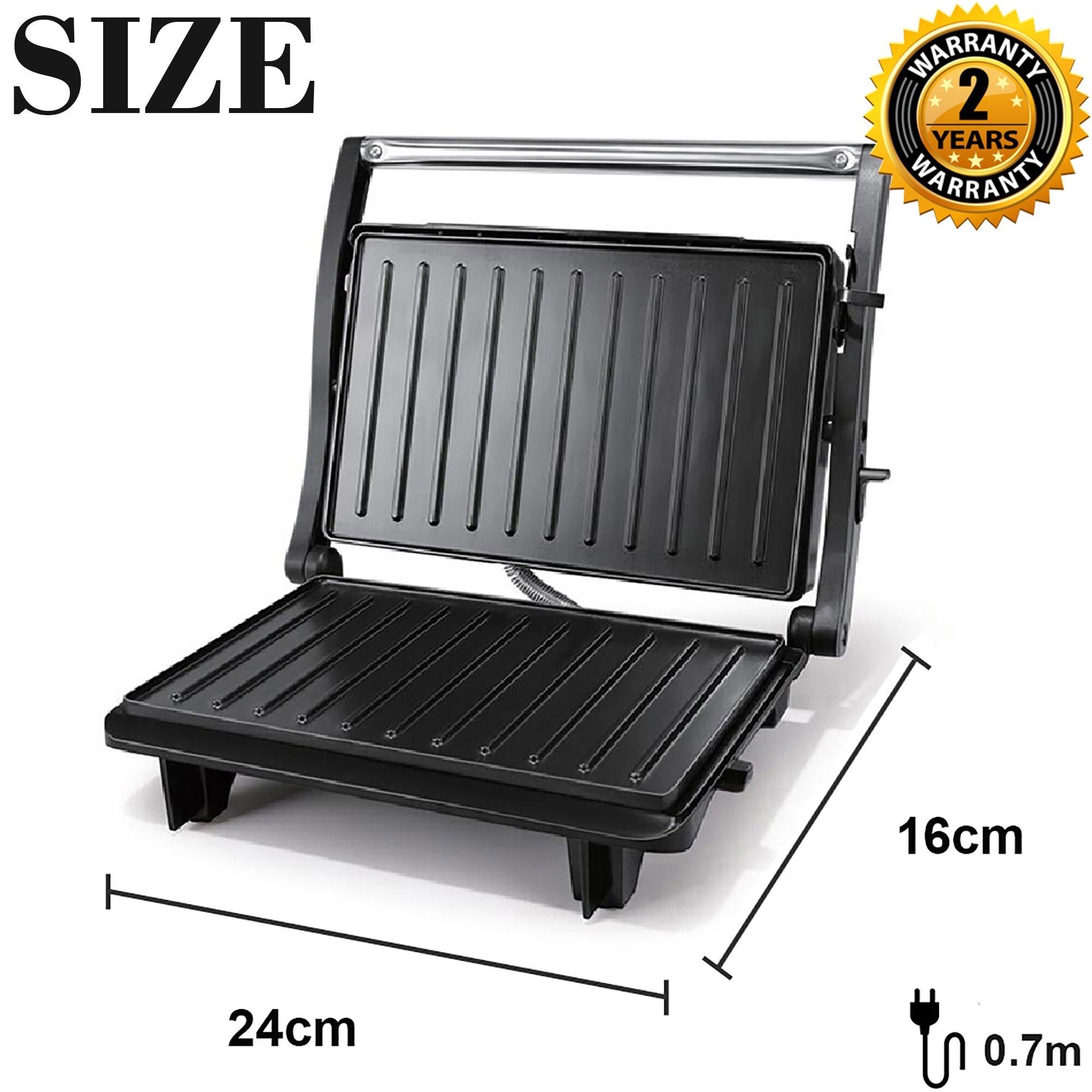 Elektrische Grill Multi Baker 750W Barbecue Machine Bbq Keuken Machine Bakplaat Rookloze Gegrilde Vlees Bakken Pannenkoek Maker Sonifer