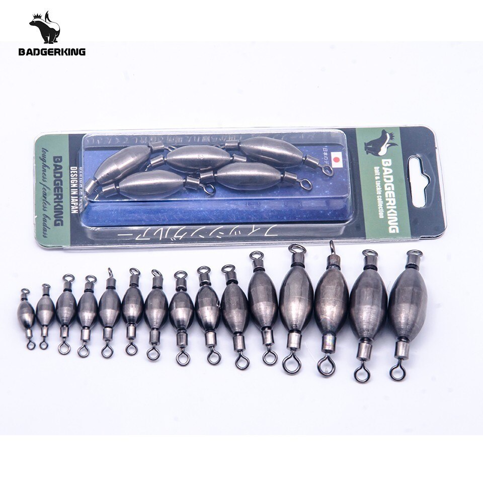 5pcs/ Lot Brass Swivel Weight Sinker connector replace the swivel and lead sinker in bobber or flaot fishing tackle accessories