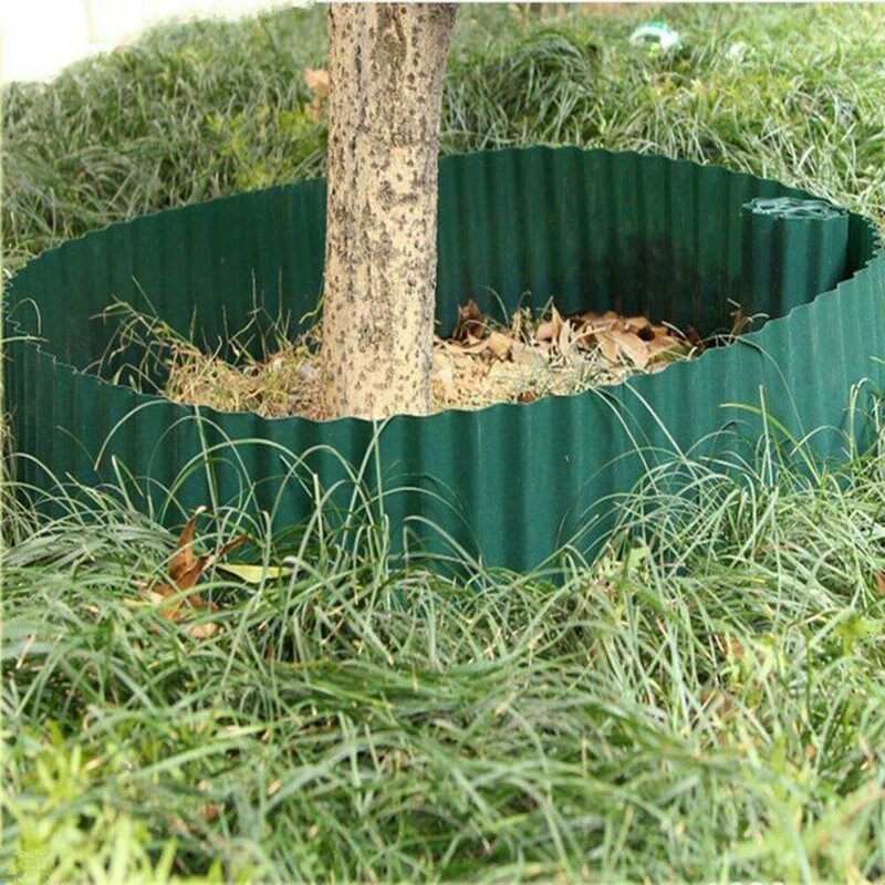 Plastic Garden Grass Lawn Edge Edging Border Fence Wall Driveway Roll Path Guardrail