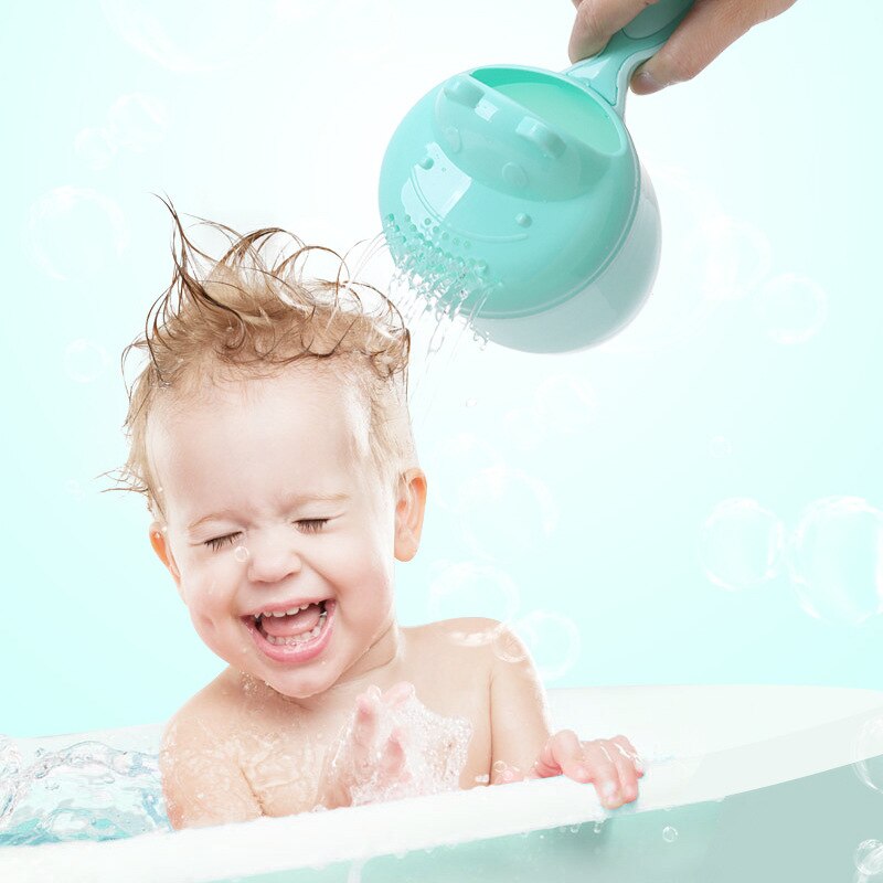 Baby Multifunctionele Leuke Shampoo Cup Kinderen Douche Bad Bad Lepel Shampoo Cup Water Cup Baby Benodigdheden Watering Cup