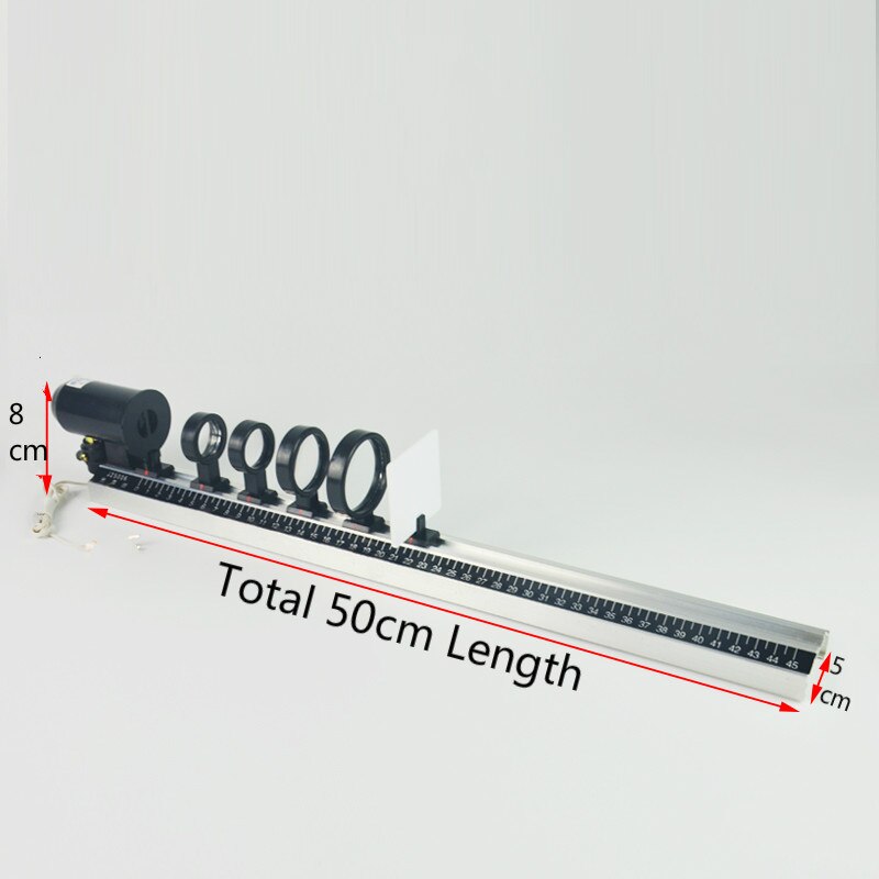 Full Set Optical Bench with Camera Track Physics Optical Convex Lens Imaging Physics Experimental Apparatus