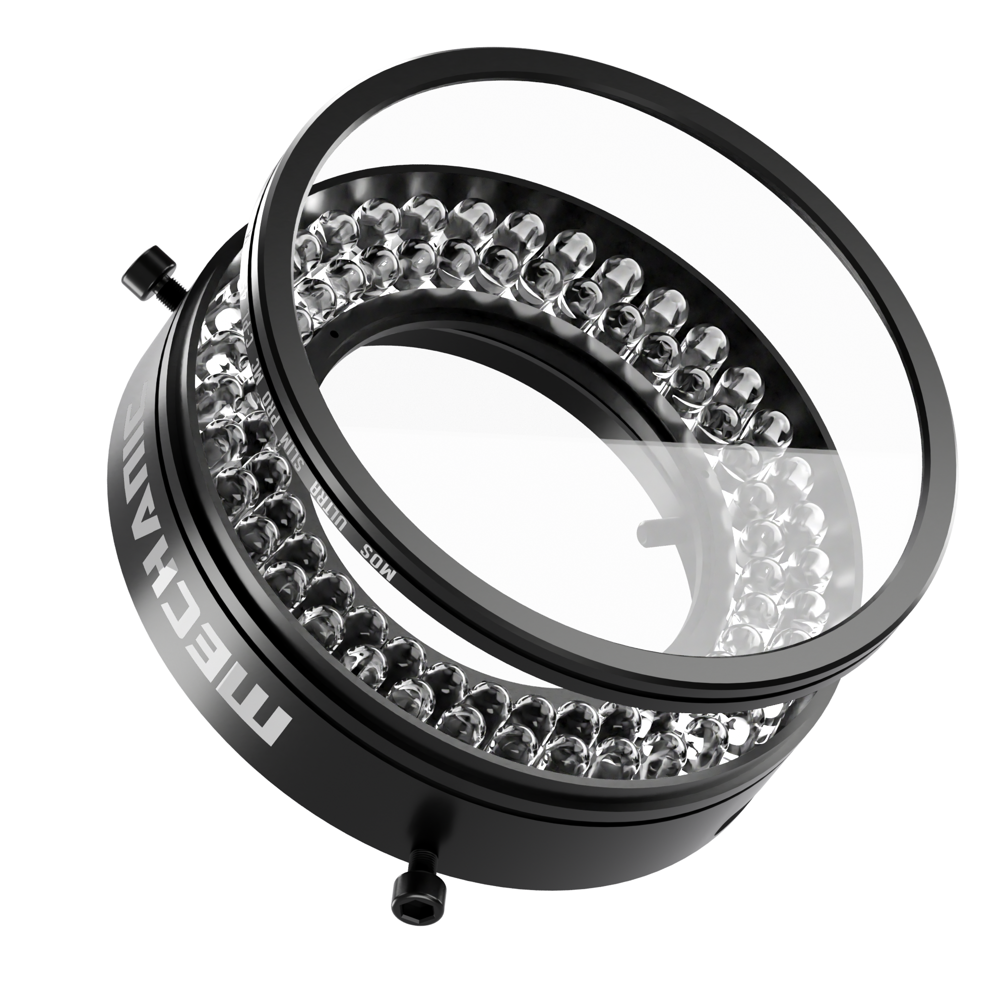 Fuente de luz de anillo polarizado para microscopio mecánico LS720 +, 72 Uds., cuentas de lámpara grandes de alto brillo para eliminar brillo y reflejo