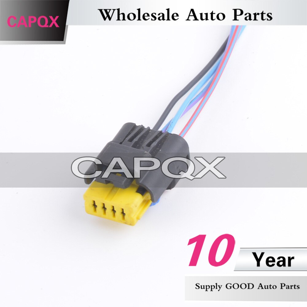 CAPQX 4Pin For Nissan Qashqai Rear Tail Light Bulb Plug Talight Brake Light Lamp Bulb Socket Connection Connector