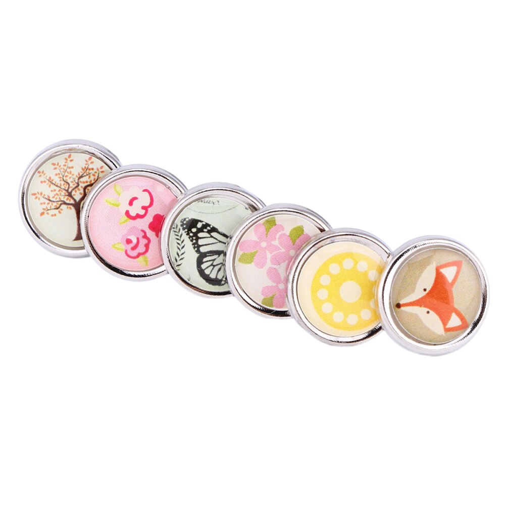 50pcs Round Paper Fasteners Delicate Brad Fastener for Diy Photo Album