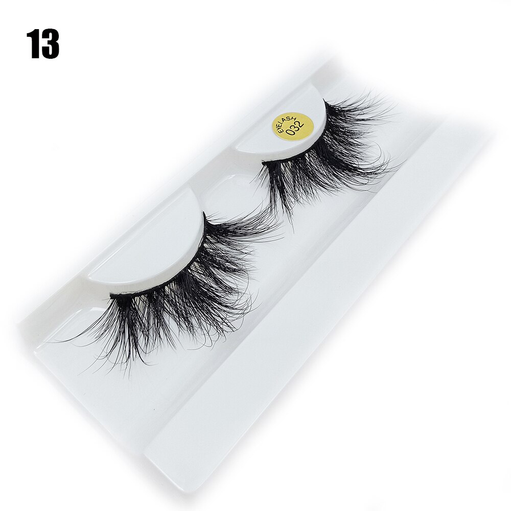 1 pari 100%  minkkiripset extrapitkät 25mm ripset 3d ripset isot dramaattiset volyymiripset crisscross tekoripsien maquiagem