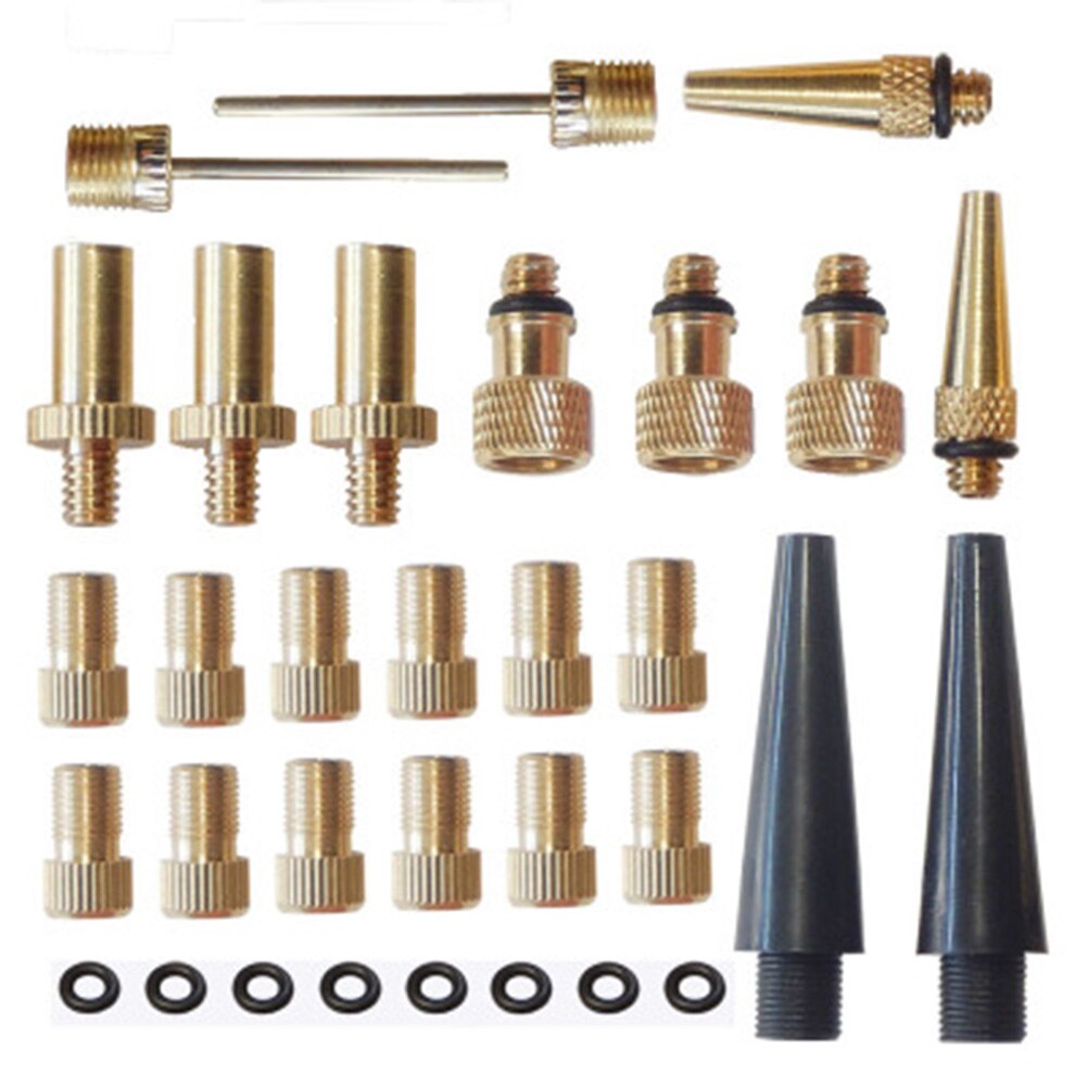 Fahrrad Ventile Adapter einstellen Fahrrad Pumpen Adapter DV AV SV Ventile Konverter für Kompressor Fahrrad Reifen Inflator Pumpen YS-Kaufen: einstellen five
