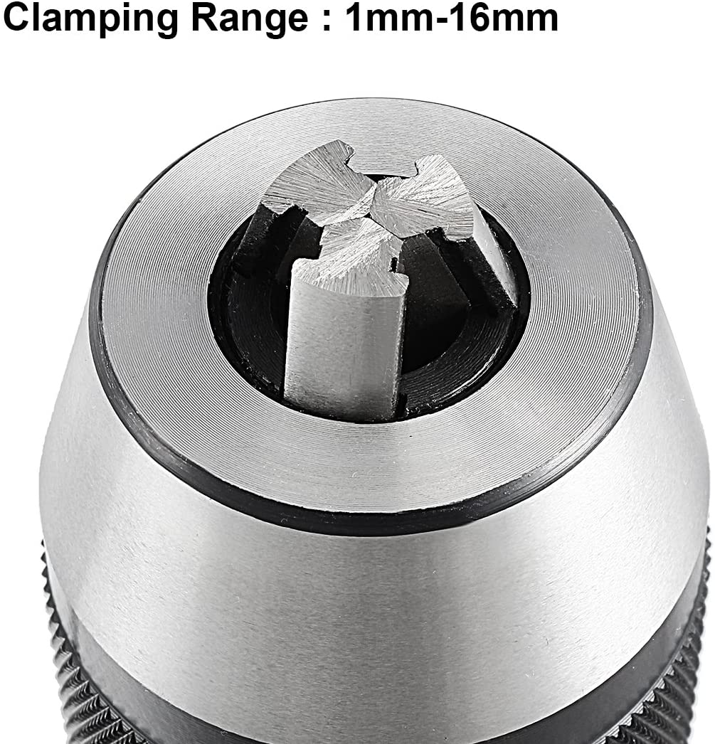 B10 B12 B16 B18 B22 Self Tightening Drill Chuck Keyless drilling chuck Self Tighten Automatic Locking CNC machining Lathe tools