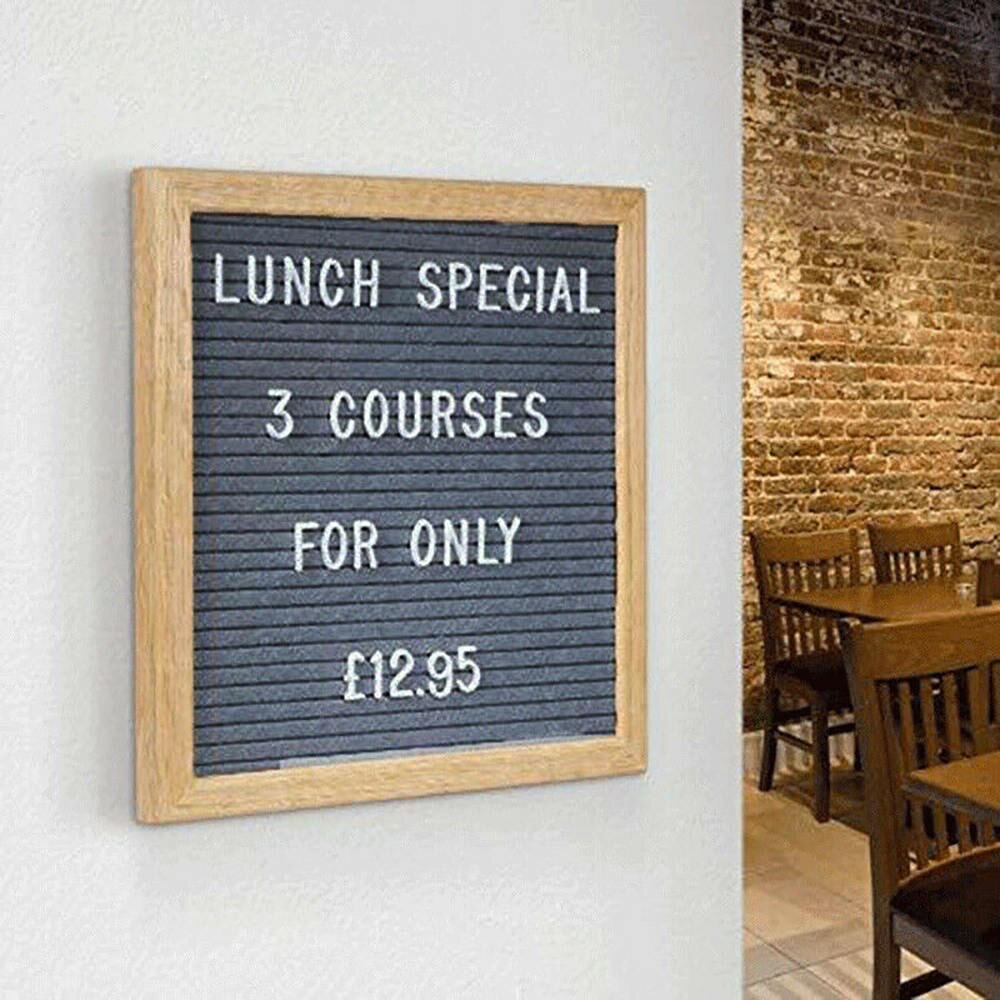 Premium Changeable Retro Felt Letter Message Board Changeable Symbols Numbers Characters Message Board Home Decor Tool