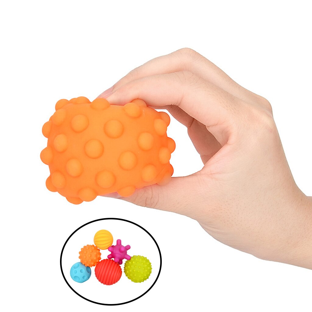 Baby Textured Balls TPU Children Massage Grasping Skills
