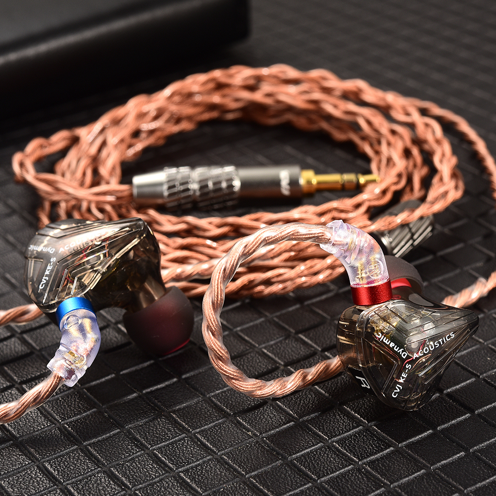 CVJ VS400 OFC Cable de Audio mejorado 400 núcleos auriculares Cable HIFI de Metal 2,5/3,5/4,4mm/Tipo C/enchufe relámpago 2 pines S para auriculares