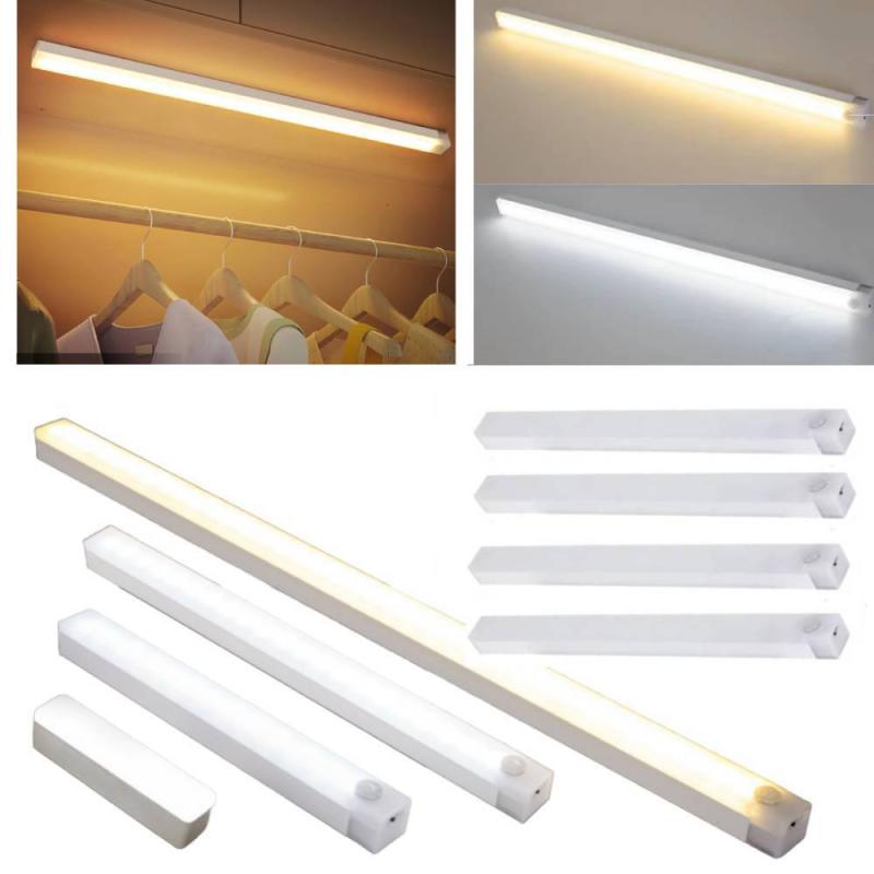 LED-lamp USB-nachtverlichting Kastlicht Oplaadbaar Bewegingssensor Licht Inductie Garderobe Kast Noodverlichting