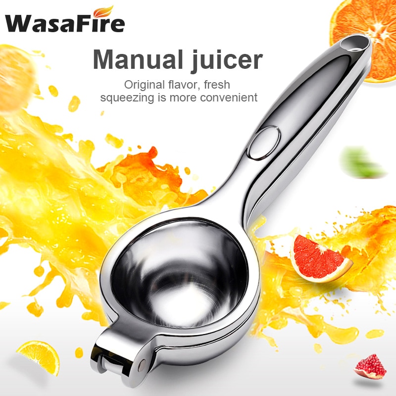 Manual Lemon Citrus Juicer Stainless Steel Hand Fruits Squeezer Handle Press Orange Juice Queezer Kitchen Accessories