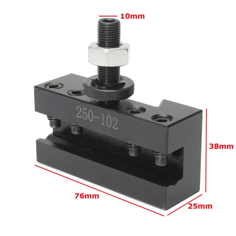 Kit d&#39;outils pour tour CNC, 6-12 pouces, 2 axes, alésage, changement rapide, support de face, 250 – 102, offre spéciale