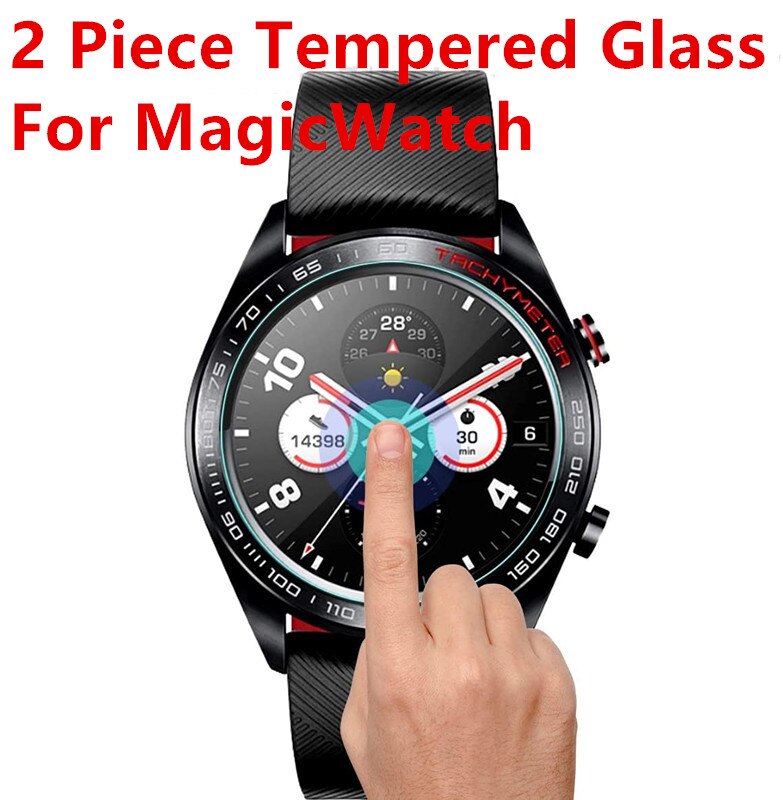 Szkło ochronne do ekranu Huawei Honor Watch magiczne szkło hartowane do Honor MagicWatch 2: 2pcs for MagicWatch