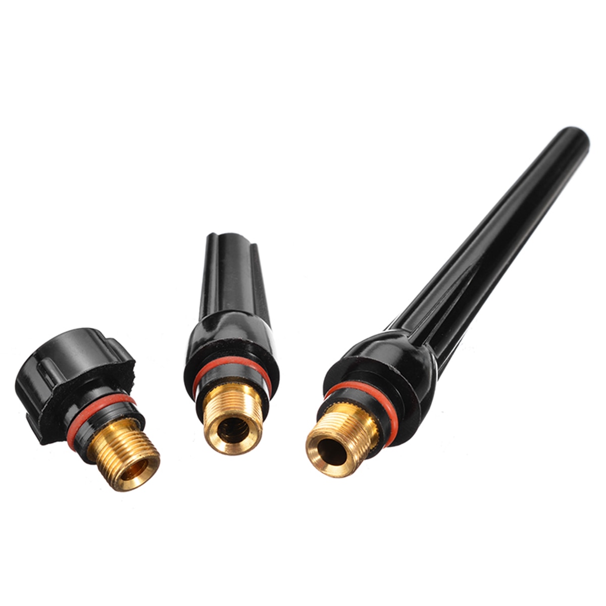 3pcs Tig Back Cap 57Y02 57Y03 57Y04 Welding Torch Long Mid Short Tig Back Caps For WP-17/18/26 Series