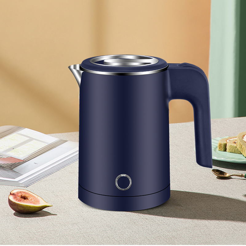 0.6L Mini Waterkoker 304 Roestvrij Staal Automatische Uitschakeling Kleine Studentenflat Low Power Elektrische Waterkoker Draagbare 600W