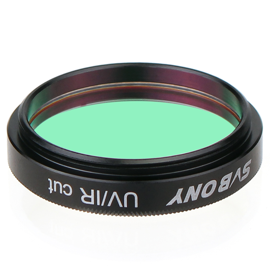 Filtro de telescopio SVBONY F9127B, filtro de corte UV IR, hilos de 2 pulgadas, filtro infrarrojo, cámara CCD para oculares y cámaras astronómicas