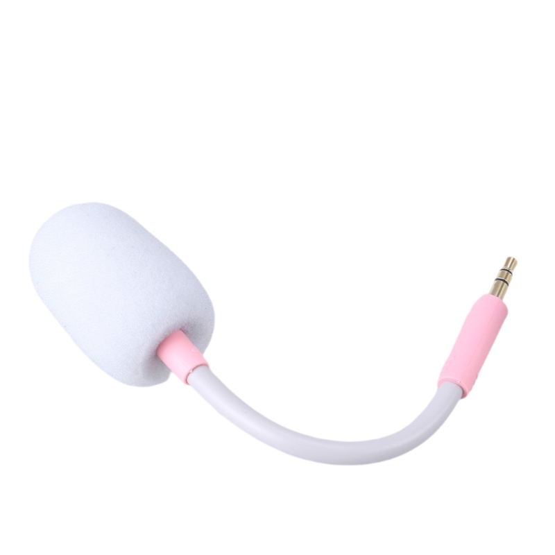 DXAB-micrófono juego 3,5mm, pluma para auriculares BarracudaX, reemplazos micrófono para juegos, reemplazo micrófono: Rosa