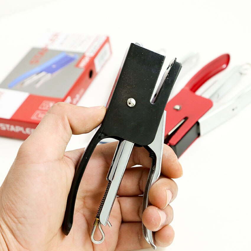 Office Hand-held Stapler Portable Binding 25 Sheets Paper Staplers, 24/6 26/6 Staples Labor-saving Stapler Stationery
