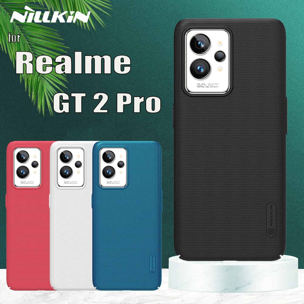 Voor Realme GT2 Pro Case Nillkin Super Slim Dunne Frosted Shield Hard Pc Plastic Back Cover Op Realme Gt 2 pro Shell Capa