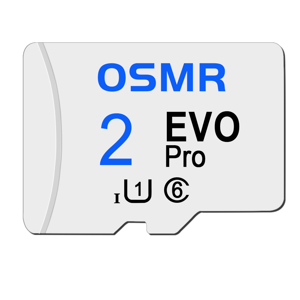 Osmr memory card micro 256/128/64/32gb tf card  a2 u3 class 10 mini tf card  u3 tf card for mobile phone car device computer: 2 gb