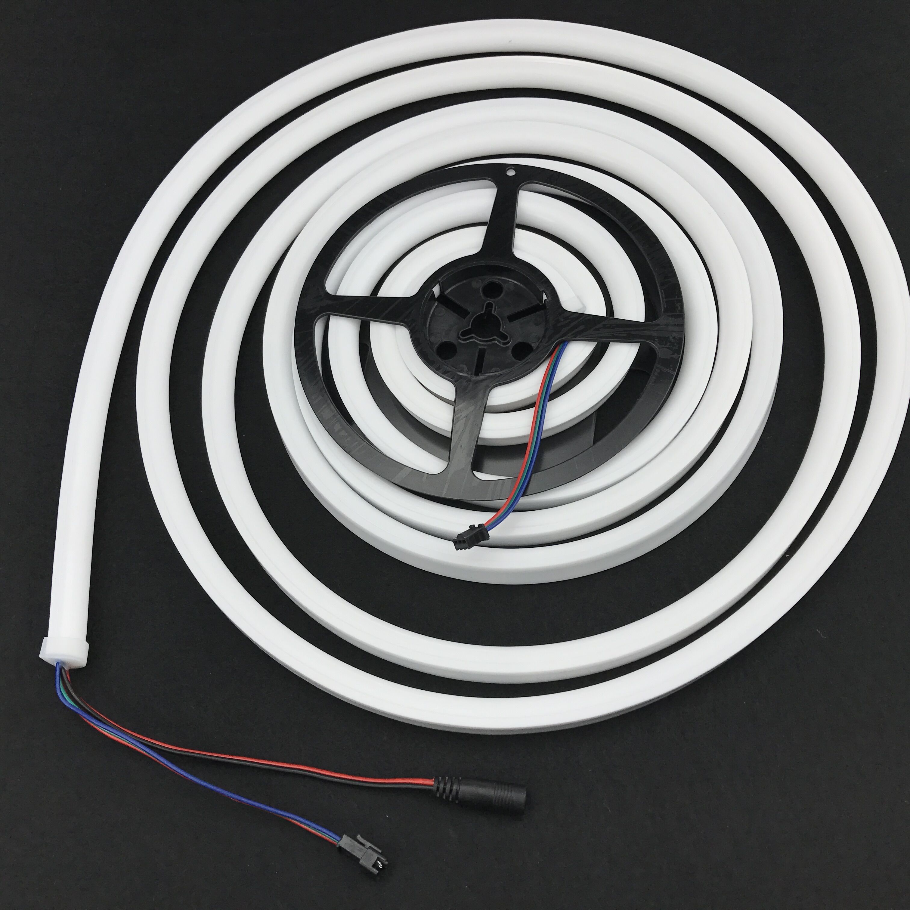 2.5m DC5V WS2812B addressable led neon pixel light,RGB full color;30leds/m with 30pixels/m;waterproof