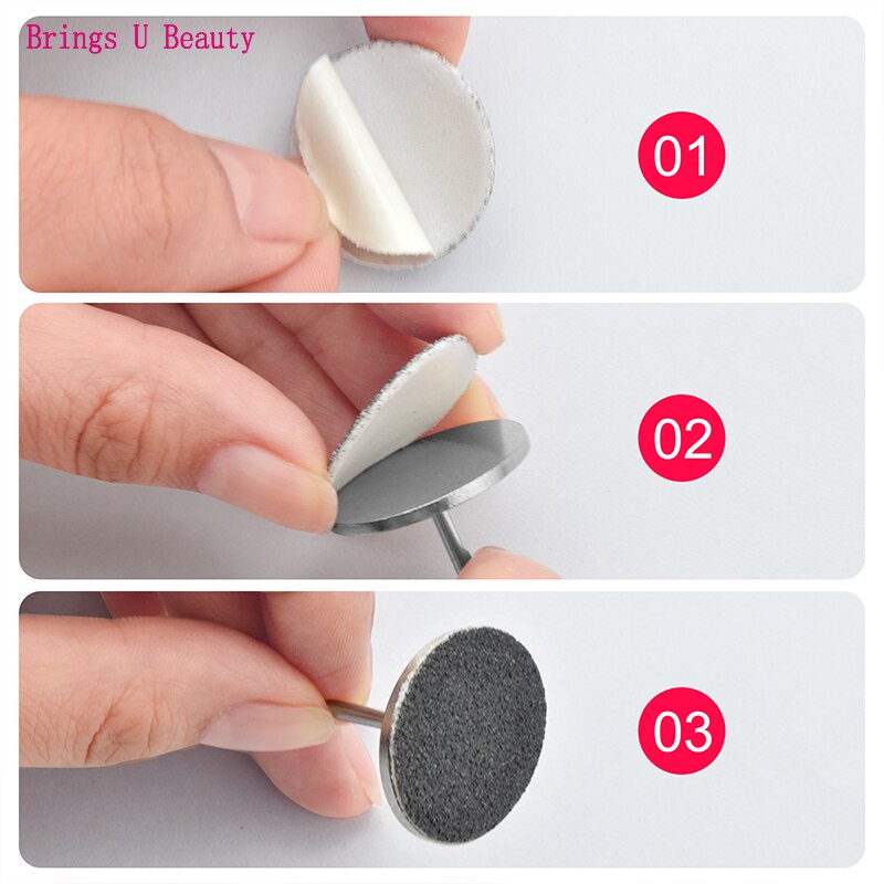 100pcs Disc Cuticle Callus Remove Tool For Electric Foot File Callus Hard Dead Skin Pedicure Tools Replaceable Sandpaper