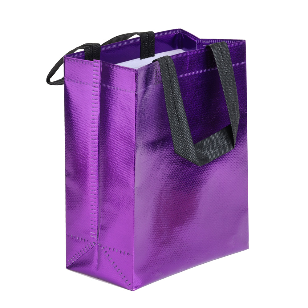 Bolsa de compras colorida de , bolsas de tela no tejida con asa, bolsas de embalaje de para de boda, postre, dulces, bricolaje, 2/5 Uds.