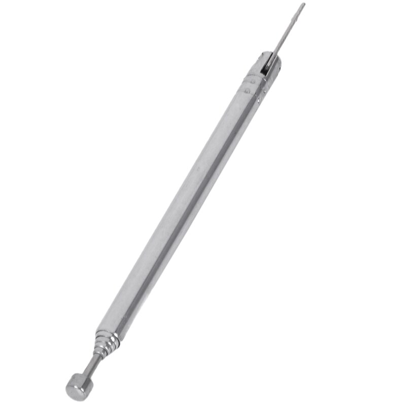 Replacement 39cm 6 Sections Telescopic Antenna Aerial for Radio TV: Default Title