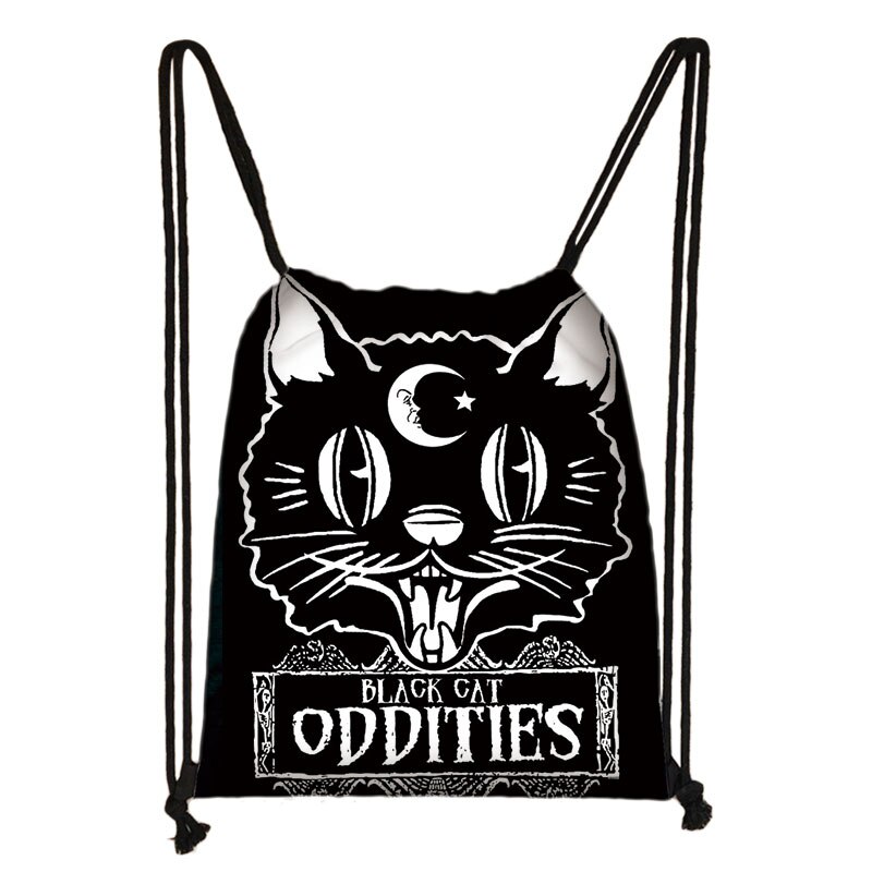 Mochila De Viaje de 666 / Satan / Witch Hocus Pocus para hombre y mujer, bolso de compras de lona, mochila de Estudiante: skdnw09