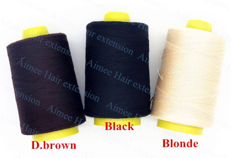 1set Hair Weaving Needles+Thread Set (50pcsLargeC Weaving Needle Needles+1 Spool Polyster Cotton Hair Weaving Thread)