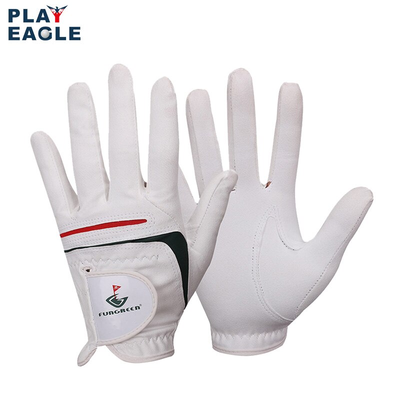 Playeagle 2 Stks/paar Golf Handschoenen Junior Jeugd Jongens En Meisjes Ademend Dura Feel Linkerhand Rechterhand Golf Handschoen