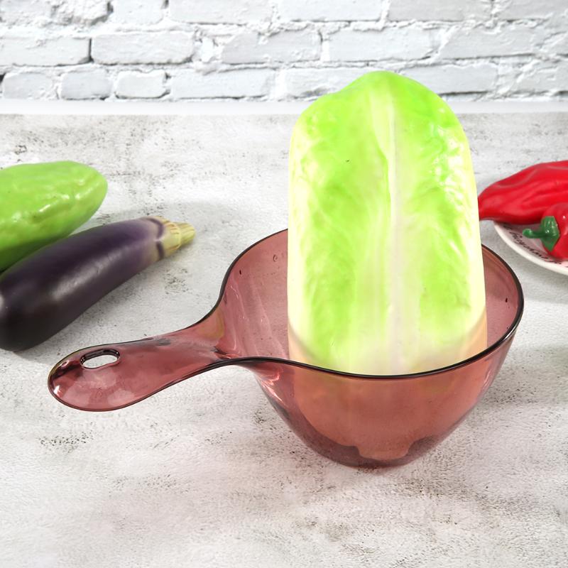 Transparent Water Ladle Plastic Anti-skid Bailer Long Handle Household Water Durable Bailer Kitchen Gadget Supplies