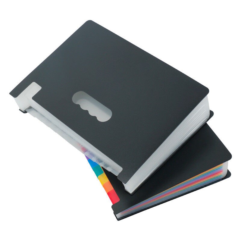 13/24 Pockets Expanding File Folder Works Accordion Office A4 Document Organizer FKU66