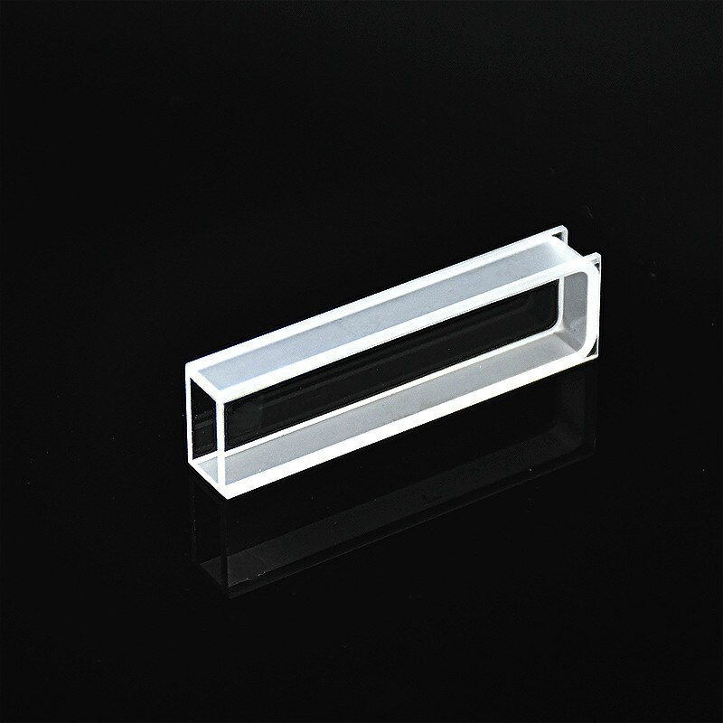 Quarz Küvette (Flüssigkeit Sonde Zelle) Absorption Zelle 5mm, Sauerei Reflektiert Licht Küvette 2 stücke/pk
