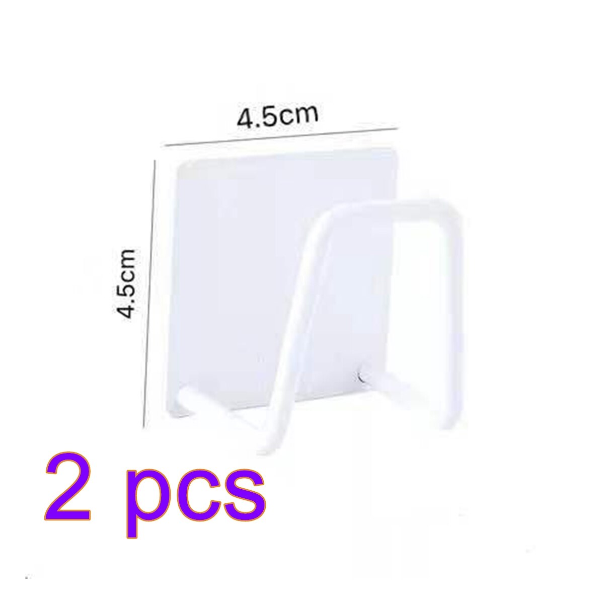 Égouttoir auto-adhésif en acier inoxydable, support pour éponge d'évier de cuisine, crochet mural de séchage, organisateur de rangement d'accessoires: 1 2pcs