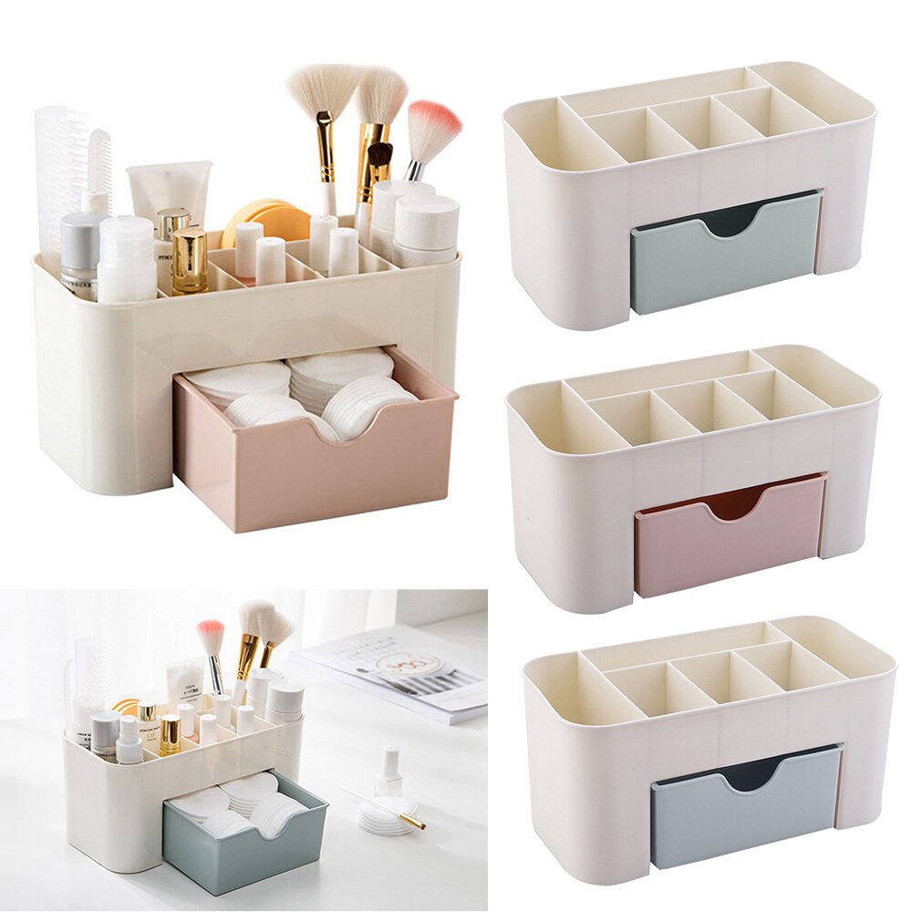 Plastic Make Organizer Doos Cosmetica Opslag Container Acryl Lipstick Houder Sieraden Organisator Diversen Case Makeup Box