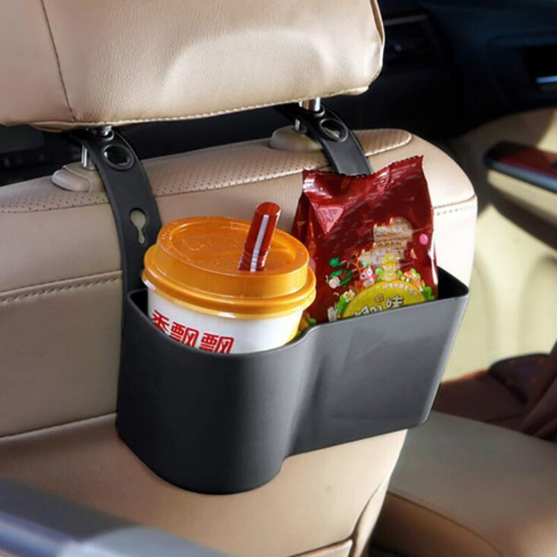 Soporte para taza de coche, reposacabezas de coche, organizador para asiento trasero, soporte para taza de vehículo multifuncional, caja de almacenamiento, soporte para teléfono