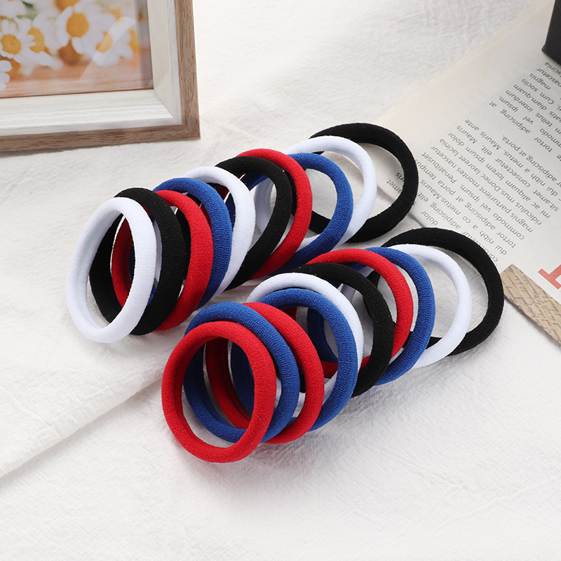 20pcs Girls Big Elastic Hair Bands Rubber Band Ponytail Holder Gum Headband Rubber Bands Women Hair Accessories: PURPLE