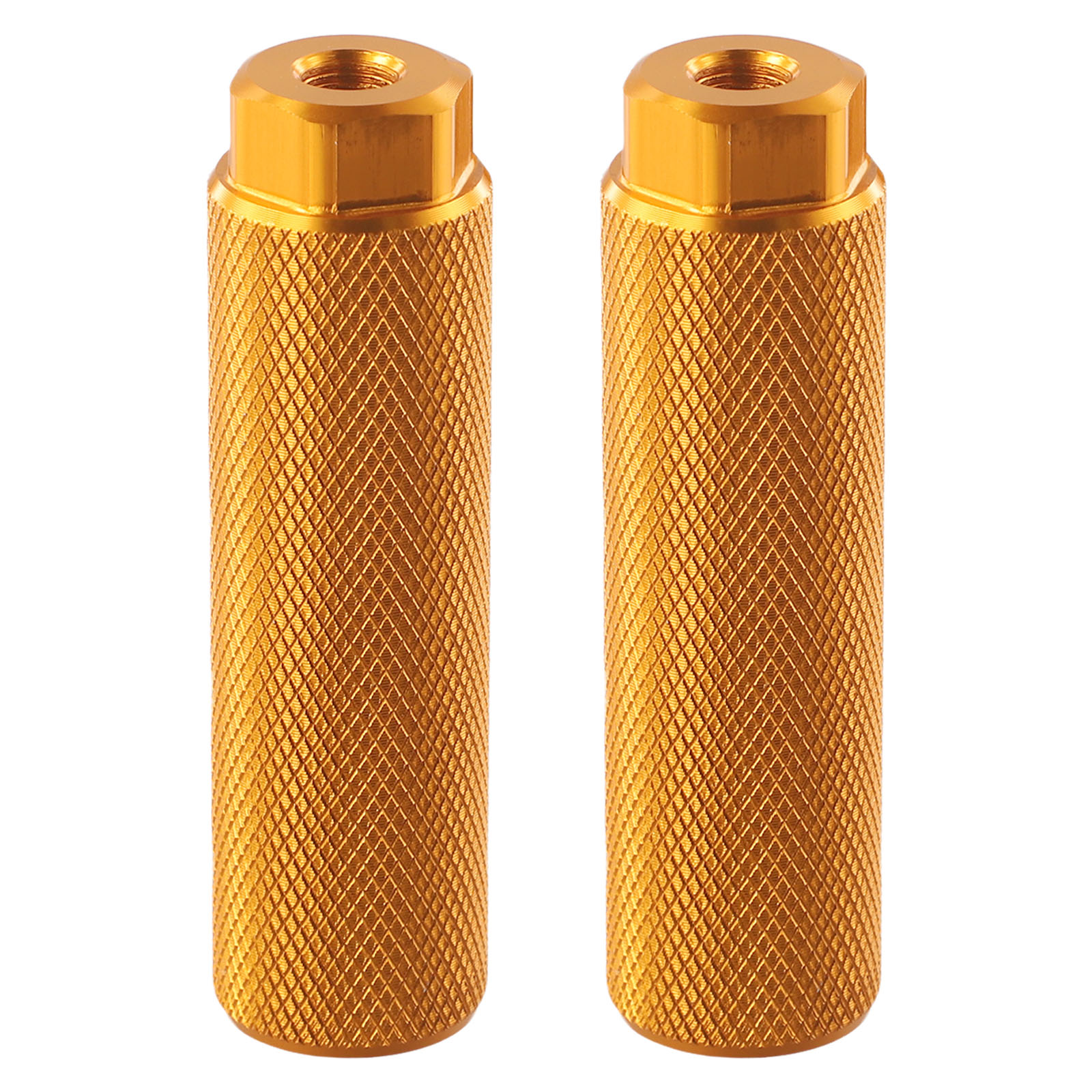 Clavijas de bicicleta de montaña, accesorios de aleación de aluminio multicolor opcionales para ejes de 3/8 pulgadas, , 1 par: Gris claro