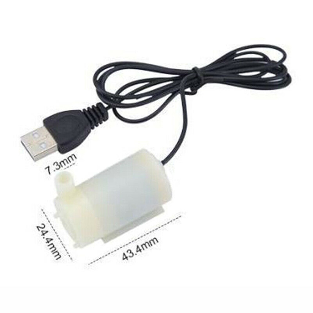 5V USB Cable Submersible Pump Brushless Water Pump Underwater Well Pump Garden Irrigation Mini Fountains