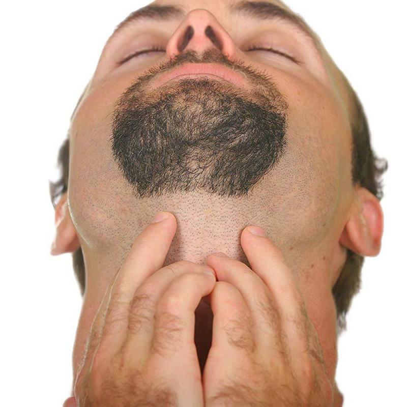 Regla de corte de cuello en forma de cuello rojo en forma de espalda regla de estilo barba