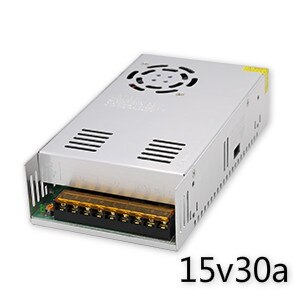 Verlichting Transformers Dc 15 V Volt Voeding 3A 5A 10A 20A 30A 45W 75W 150W 300W 450W 220V Naar 15 V Voor Led Driver Lamp Strip: 15V 30A
