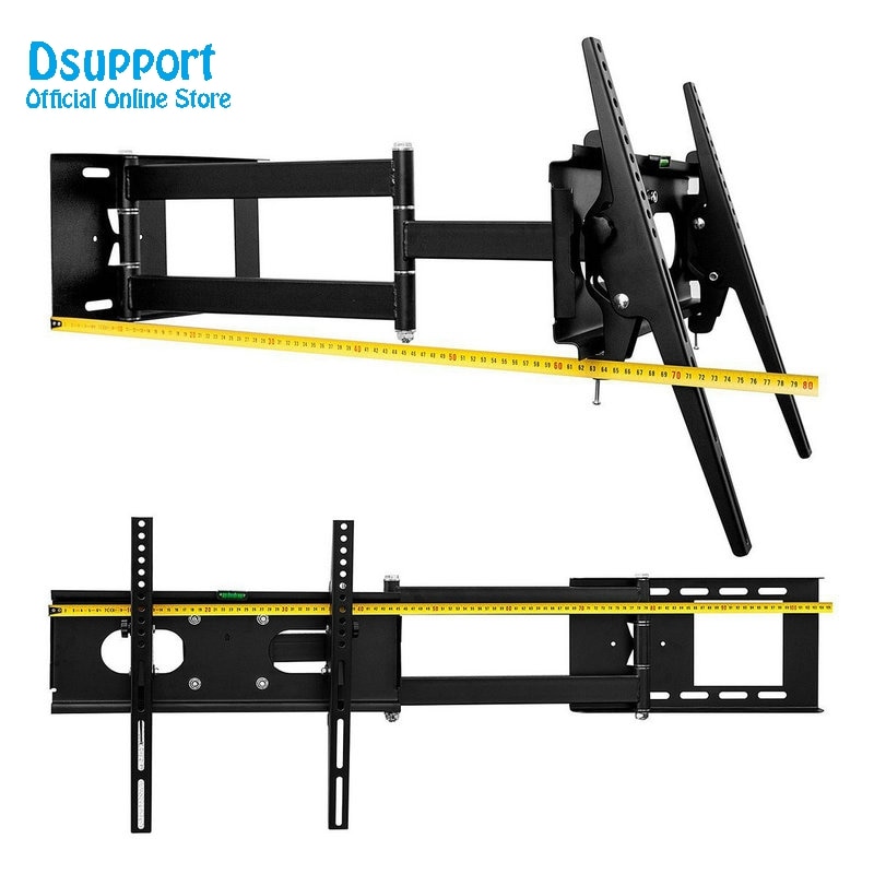 Articulating TV Wall Mount Bracket for 26"-55"LCD LED Plasma 3D TV with VESA up to 400x400, Full Motion Tilt Swivel long arm