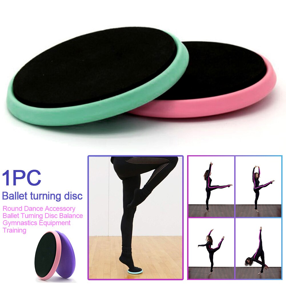 Accesorio de baile de Fitness portátil, tabla circular redonda, disco giratorio de Ballet para el hogar, equilibrio, patinaje artístico, entrenamiento de plástico