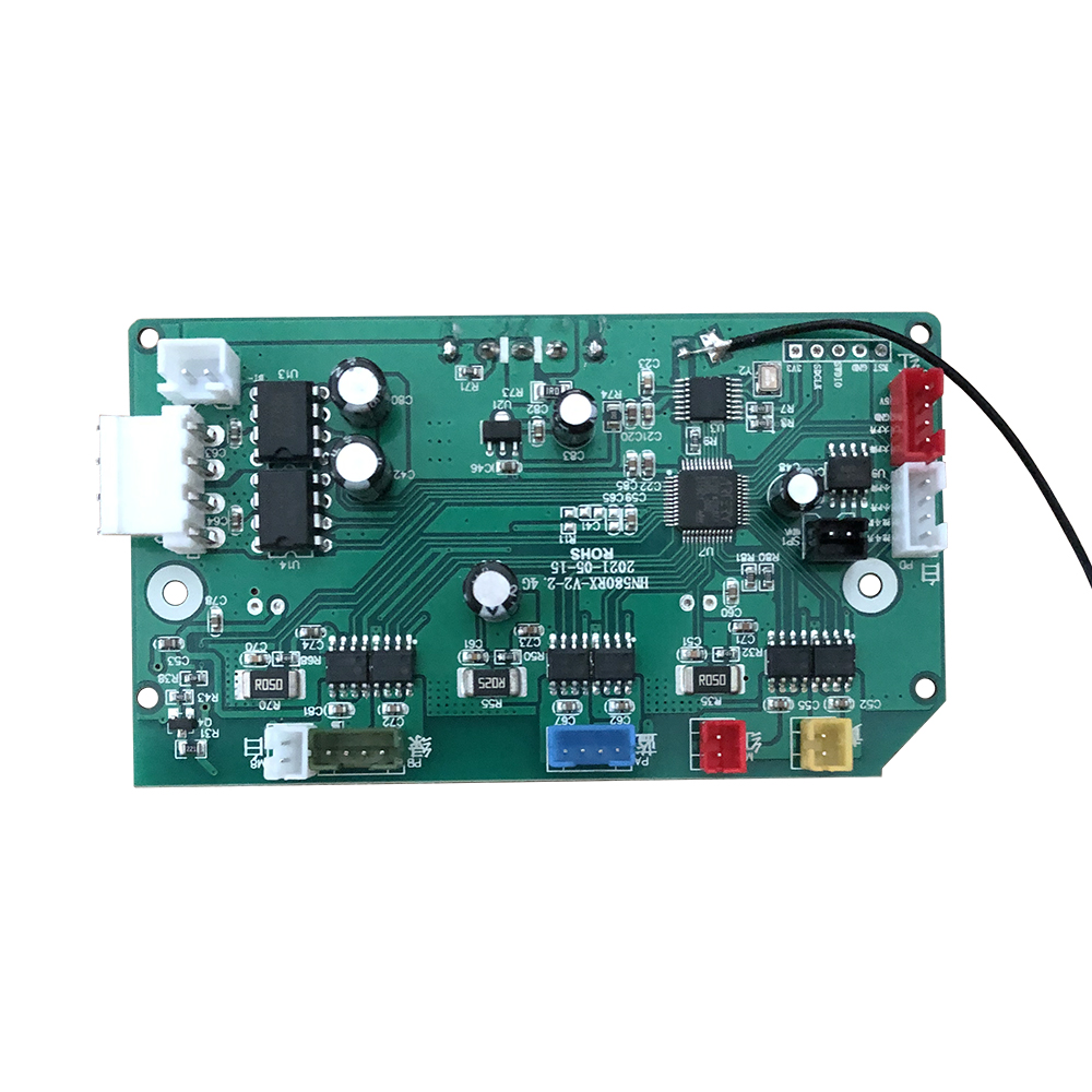 Neue 23CH 2,4G Radio Empfänger Teile Sender 7,4 V Empfänger Bord für Huina 1580 580 Metall Bagger Fernbedienung DIY Teile: YELLOW